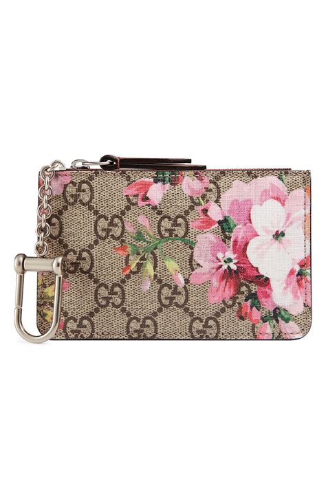 gucci bloom bookbag|Gucci blooms key pouch.